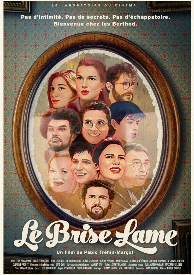 Affiche du film "Le Brise Lame" de Pablo Tréhin-Marçot, produit par Le Laboratoire du Cinéma.